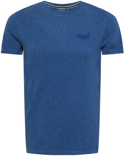 Superdry T-Shirt (1-tlg) Weiteres Detail - Blau