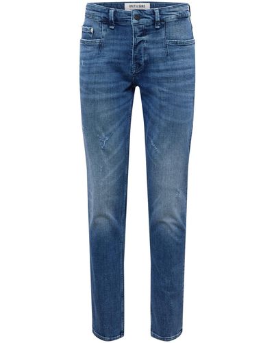 Only & Sons Jeans 'weft' - Blau