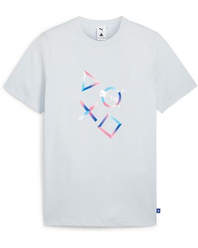 PUMA T-shirt 'puma x playstation' - Weiß