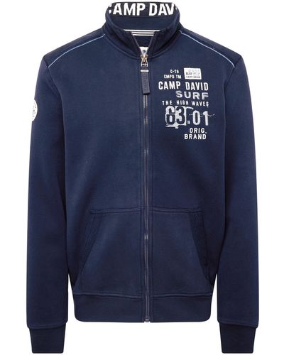 Camp David Sweatjacke - Blau