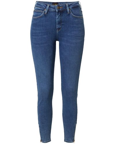 Lee Jeans Jeans 'scarlett high zip' - Blau