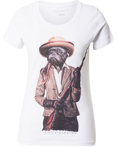 EINSTEIN & NEWTON T-shirt 'hunter' - Weiß