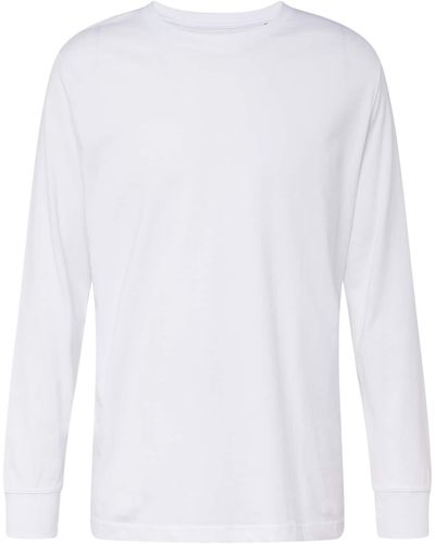 Esprit Langarmshirt Langarm-Top aus Jersey, 100 % Baumwolle (1-tlg) - Weiß