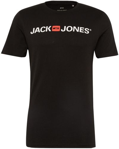 Jack & Jones T-Shirt CORP LOGO (Packung - Schwarz