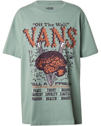 Vans T-shirt 'brain jam' - Grün