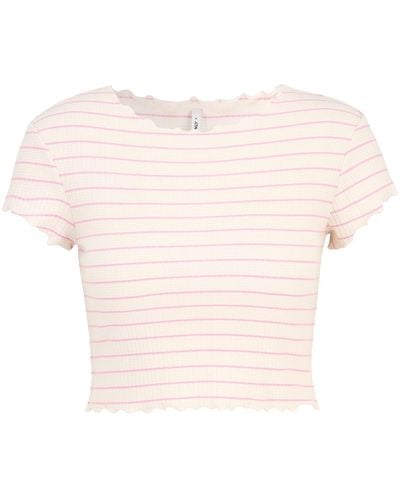 Only Petite T-shirt 'anits' - Pink