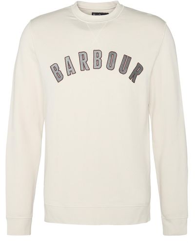 Barbour Sweatshirt 'denby' - Weiß