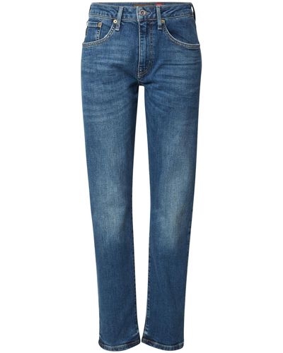 Superdry Jeans 'vintage slim straight' - Blau