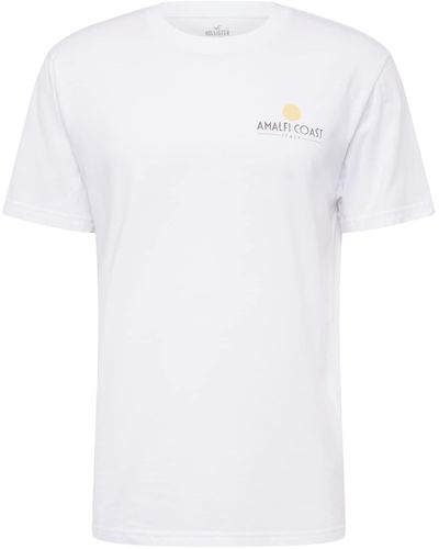 Hollister T-shirt 'mar4 scenic destinations' - Weiß