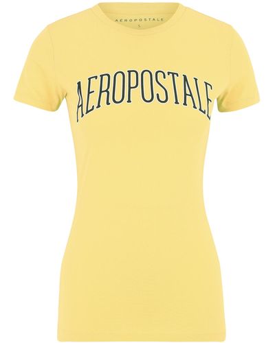 Aéropostale T-shirt 'june' - Gelb