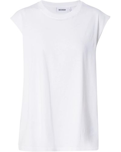 Weekday T-shirt - Weiß