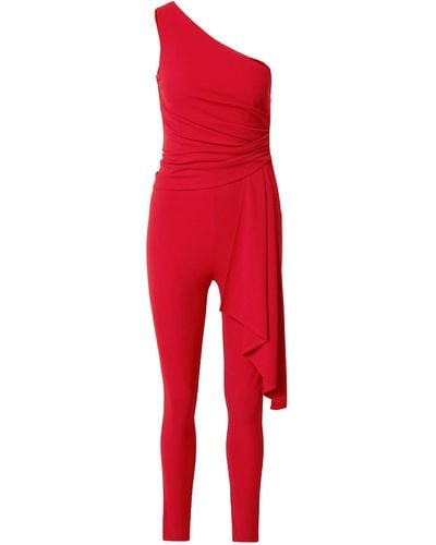 TFNC London Jumpsuit (1-tlg) Drapiert/gerafft - Rot