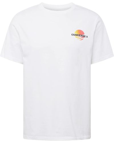 Converse T-shirt 'sunset' - Weiß