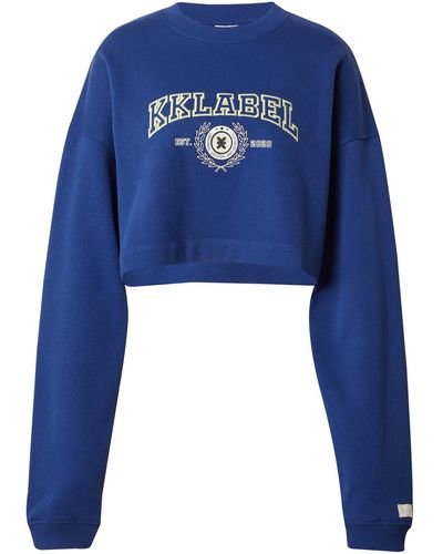 Karo Kauer Sweatshirt - Blau