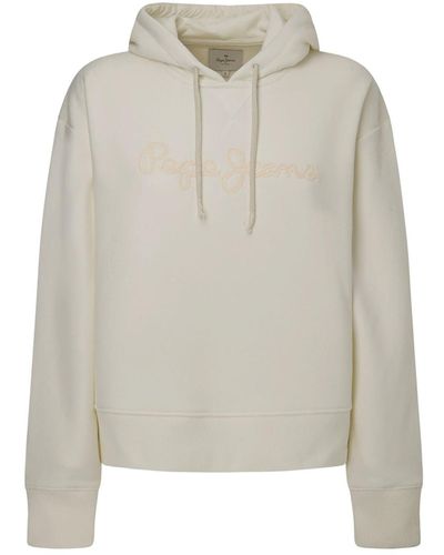 Pepe Jeans Sweatshirt 'nanette' - Weiß