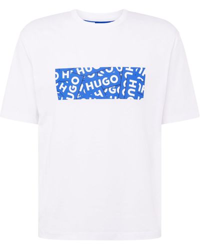 HUGO T-shirt 'nalayo' - Blau