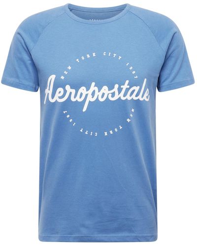 Aéropostale T-shirt 'new york city' - Blau
