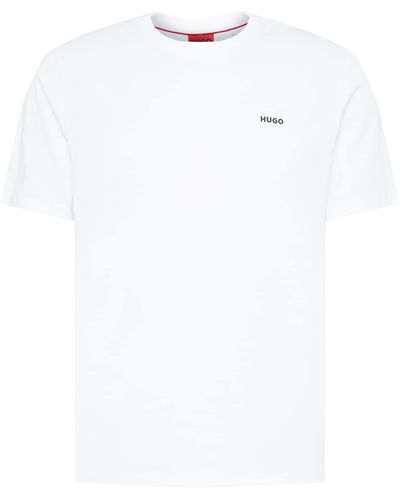 HUGO T-shirt 'dero' - Weiß