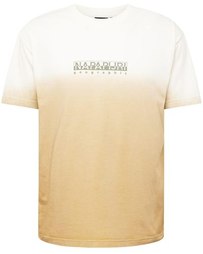 Napapijri T-shirt 's-howard' - Natur