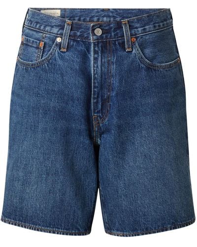 Levi's Jeans '468 loose shorts' - Blau