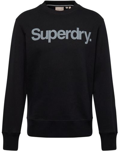 Superdry Sweatshirt 'city' - Schwarz
