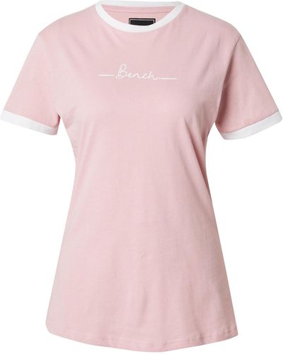 Bench T-shirt 'varsity' - Pink
