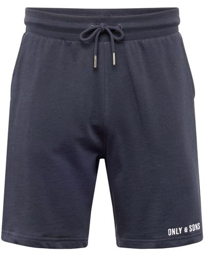 Only & Sons Shorts 'dirk' - Blau