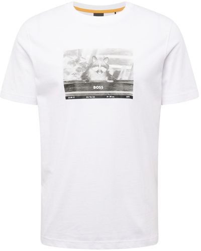 BOSS T-shirt 'wilds' - Weiß
