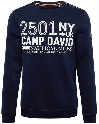 Camp David Sweatshirt - Blau