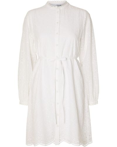 SELECTED Kleid 'tatiana' - Weiß