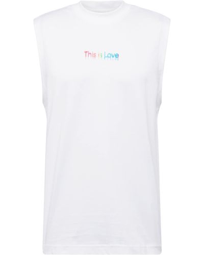 Calvin Klein Shirt 'this is love' - Weiß