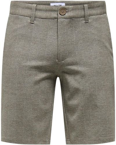Only & Sons Shorts 'mark 0209' - Grau