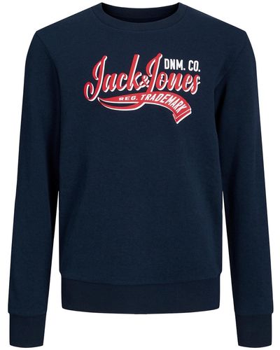 Jack & Jones Sweatshirt (1-tlg) - Blau