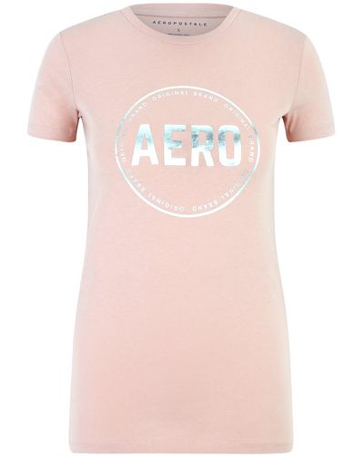 Aéropostale T-shirt 'jun' - Pink