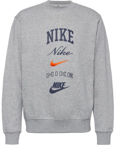 Nike Sportsweatshirt 'club' - Grau