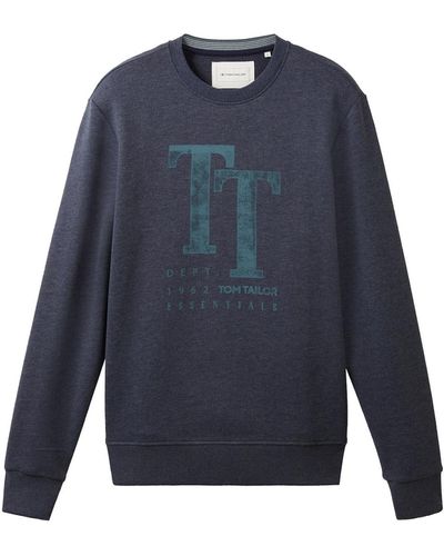 Tom Tailor Sweatshirt - Blau