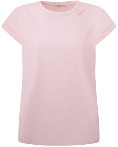 Pepe Jeans T-shirt 'liu' - Pink