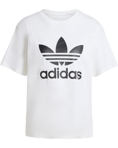 adidas Originals T-shirt 'trefoil' - Weiß