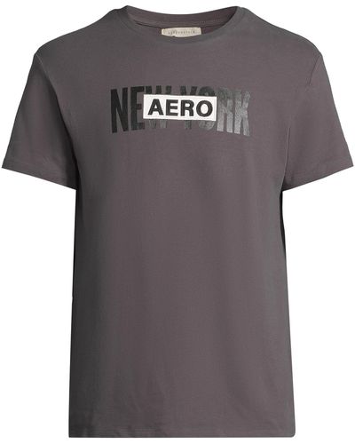 Aéropostale T-shirt 'new york' - Grau