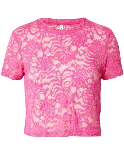 ONLY T-shirt 'alba' - Pink