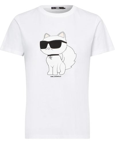 Karl Lagerfeld T-shirt 'ikonik 2.0' - Weiß
