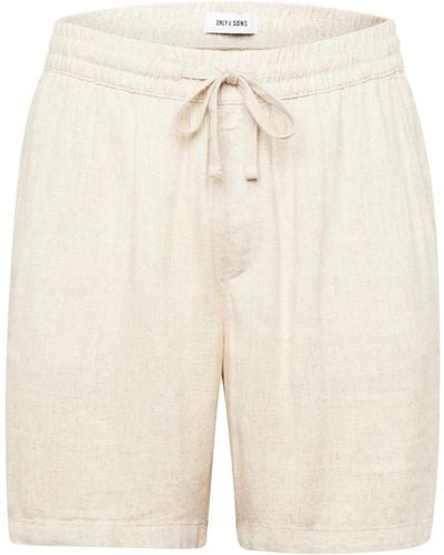 Only & Sons Shorts 'tel' - Weiß