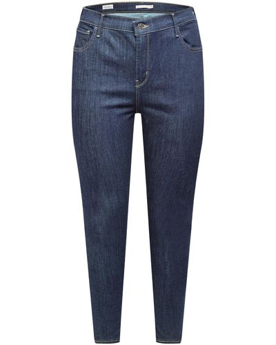 Levi's Jeans '720 pl hirise super skny' - Blau
