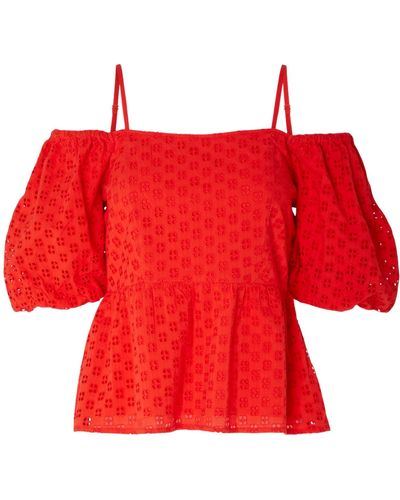 SELECTED Bluse 'anelli' - Rot