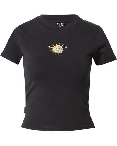 Iriedaily T-shirt 'ying sun' - Schwarz