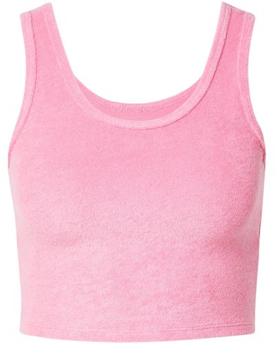 Hollister Top 'bare terry' - Pink