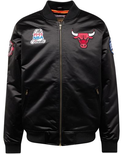 Mitchell & Ness Jacke 'chicago bulls' - Schwarz