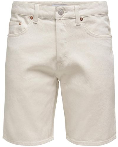 Only & Sons Shorts 'edge' - Natur