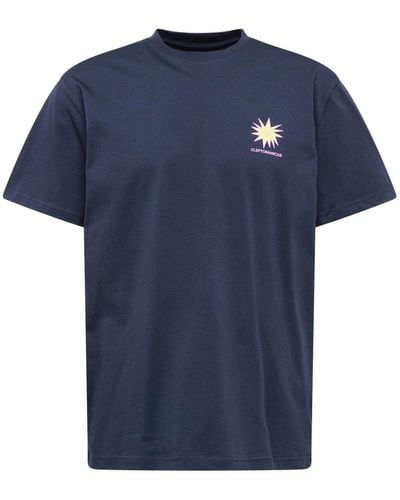 CLEPTOMANICX T-shirt 'flowers' - Blau