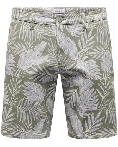 Only & Sons Shorts 'cam' - Grau